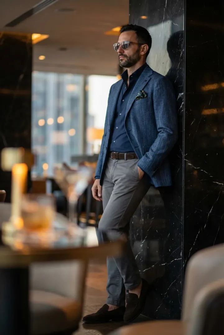 Farmerkék sportzakó férfiaknak - Öltönyök Háza