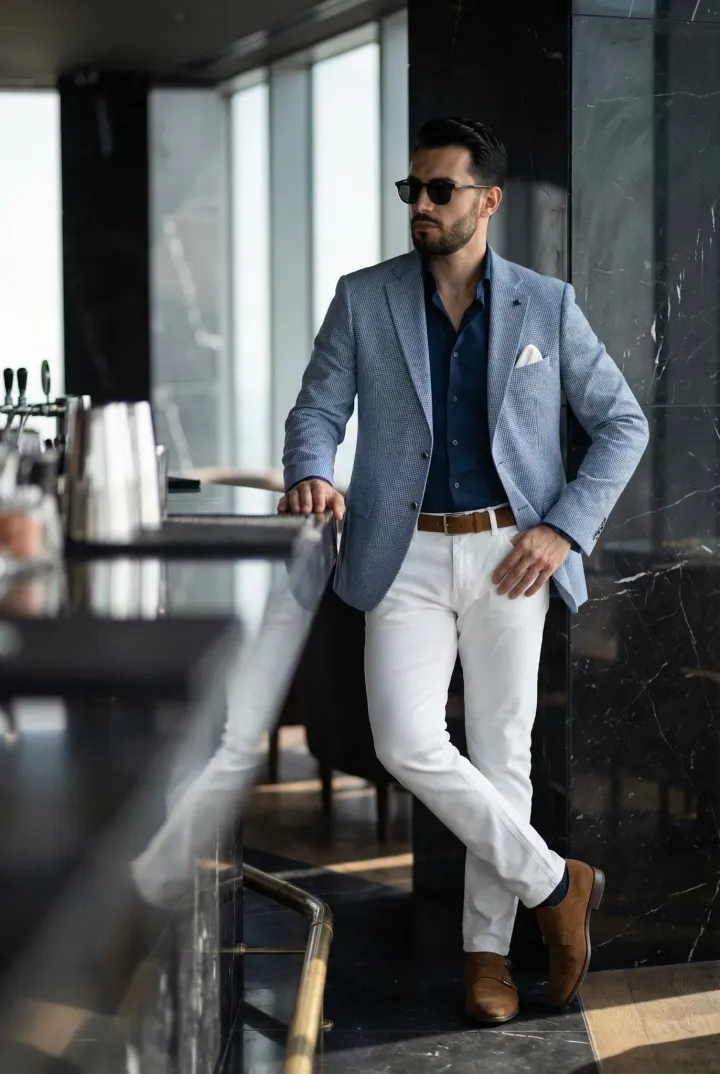 Világoskék sportzakó - Öltönyök Háza